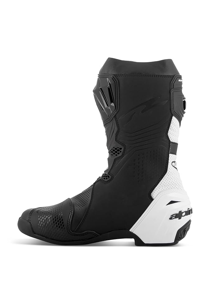Alpinestars Supertech R バイクブーツ ホワイト/ブラック Webike | alpinestars アルパインスターズ SUPERTECH-R VENTED